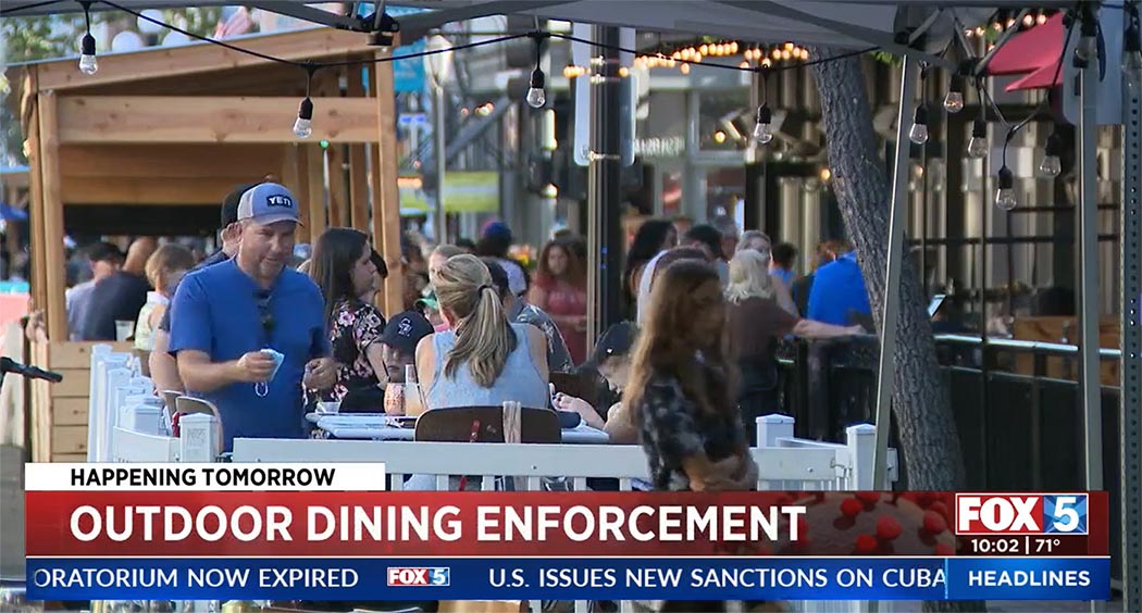 San Diego businesses prepare for compliance checks on outdoor dining structures